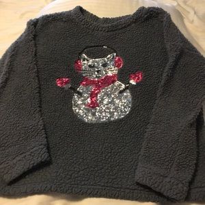 Disco Snow Kitty Sweater!